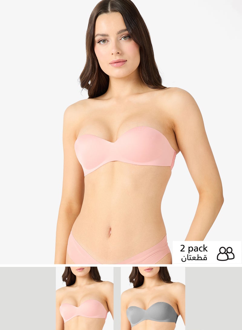 جينجر صدرية باندو مبطنة بدون أسلاك قطعتين - Image 1